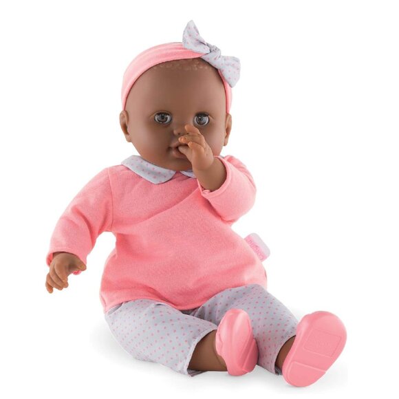 Corolle Mon Grand Poupon Lilou Black Baby Doll 14"(36cm) New in Box - Picture 1 of 13